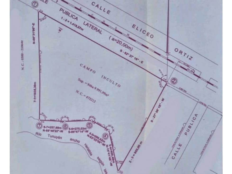 VENTA O PERMUTA DE CAMPO 50 HAS EN LAS CATITAS- SANTA ROSA - 1