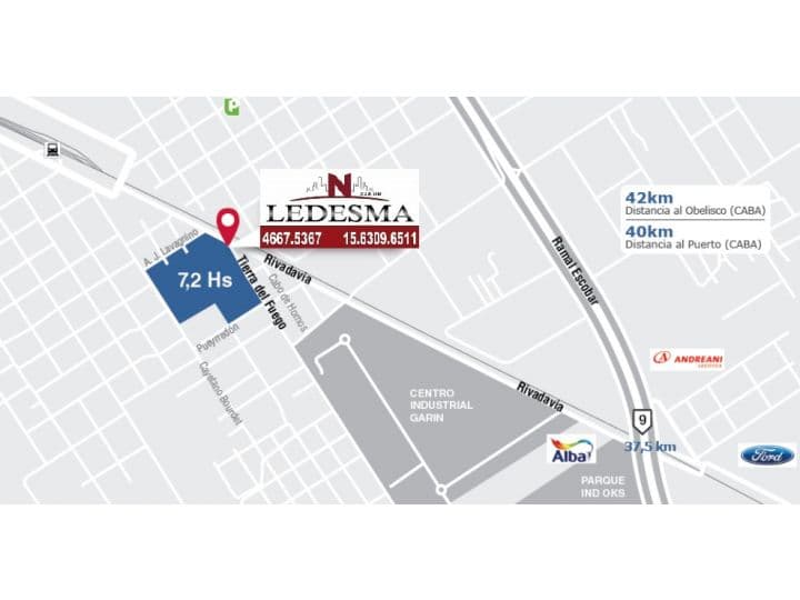 ALQUILER DEPOSITOS NAVES en GARIN - 1