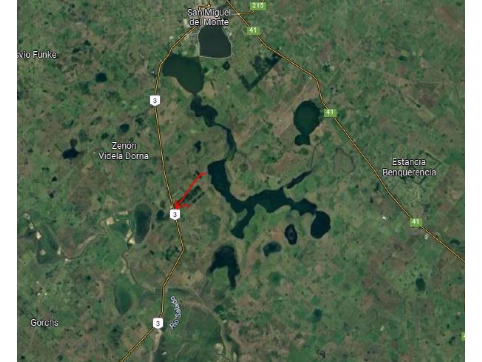 OPORTUNIDAD sobre ruta 3 (nueva autovía). Videla Dorna, a 15km de San Miguel del Monte. Lote terreno venta. - 1