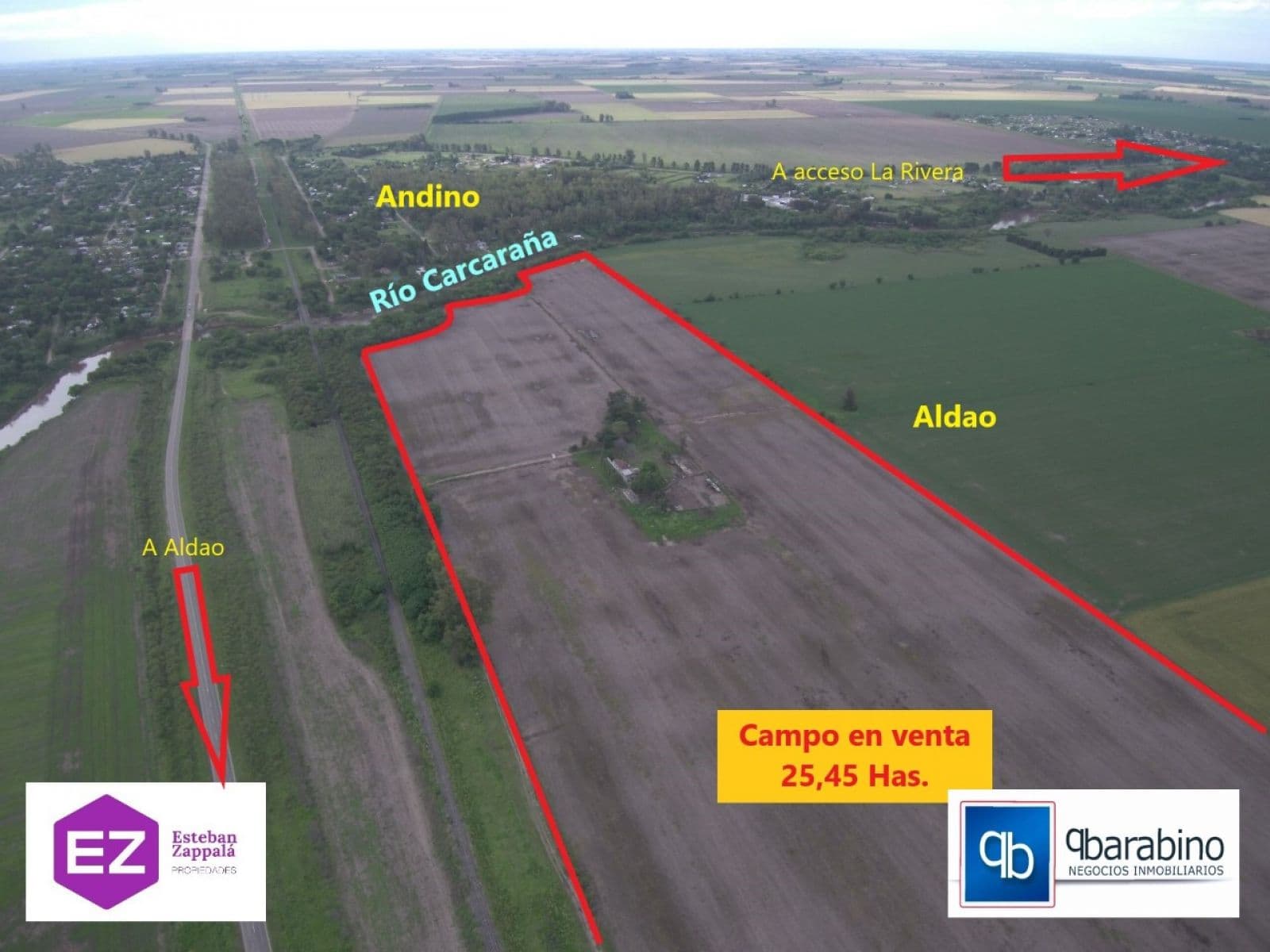 Campo agrícola en Aldao - 1