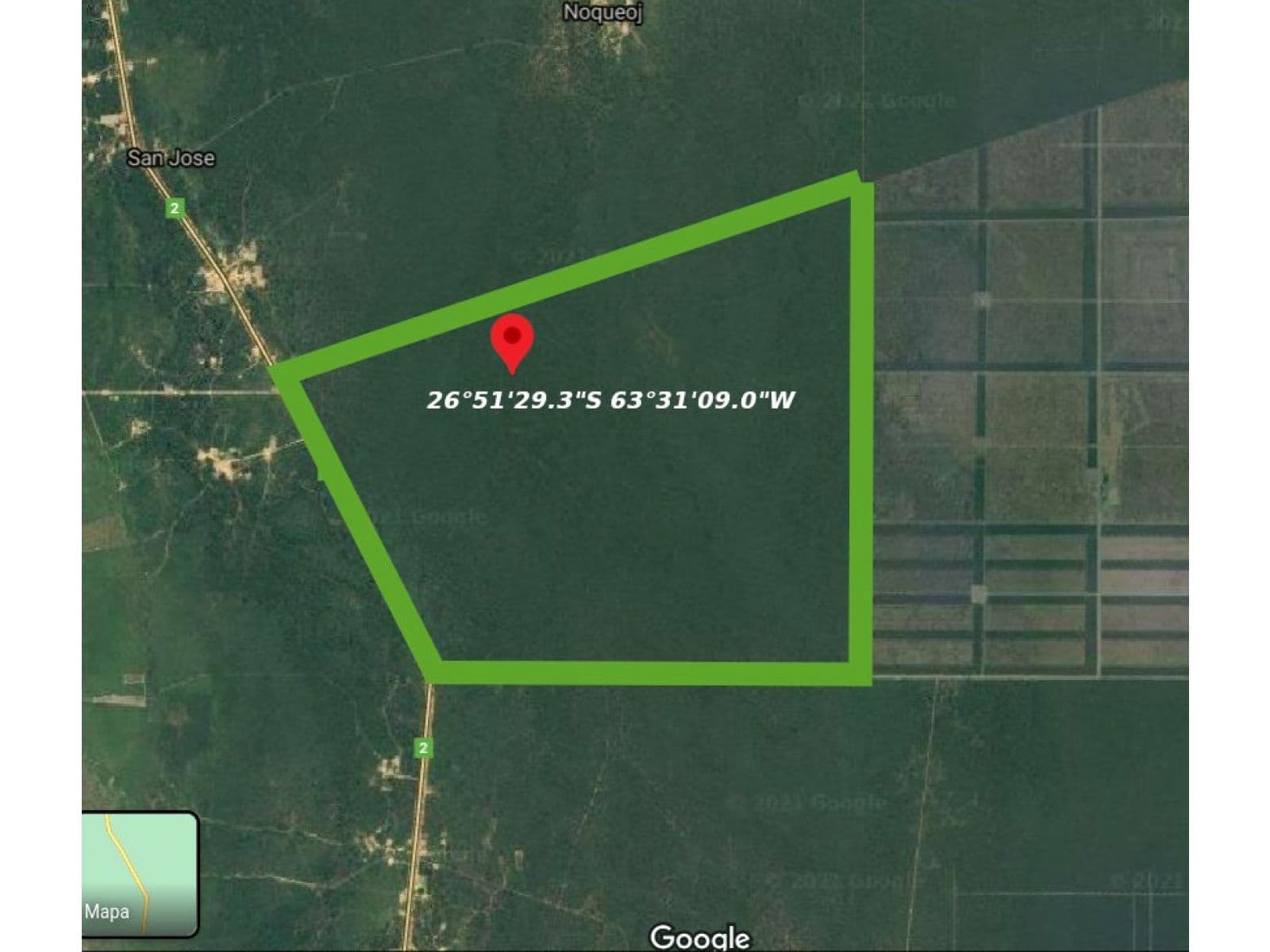 Campo 2245 HAS, La invernada. Santiago del Estero - 1