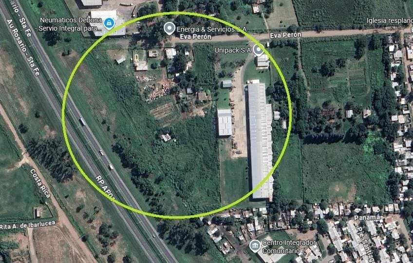 AU Rosario Santa Fe y Eva Perón Baigorria - VENTA Lote Ideal Industria - 1