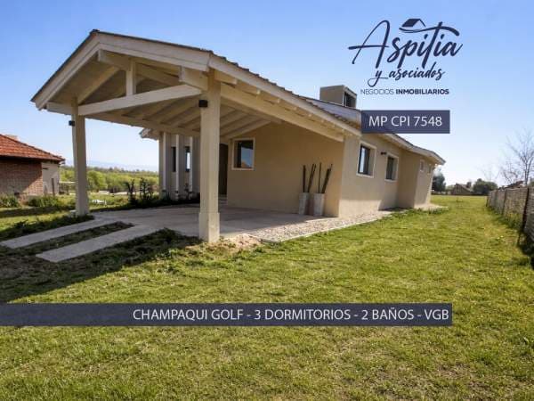 VENTA Casa 3 dormitorios en Barrio Champaquí Golf – Villa General Belgrano, Córdoba - 1
