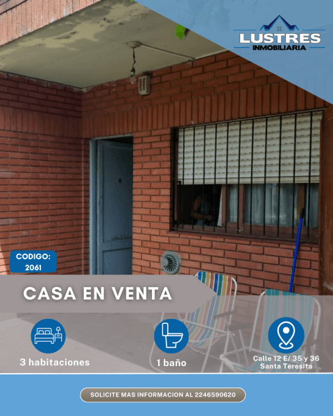 CASA EN VENTA, SANTA TERESITA - 1