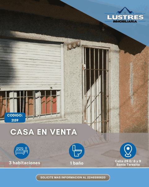 CASA EN VENTA, SANTA TERESITA - 1