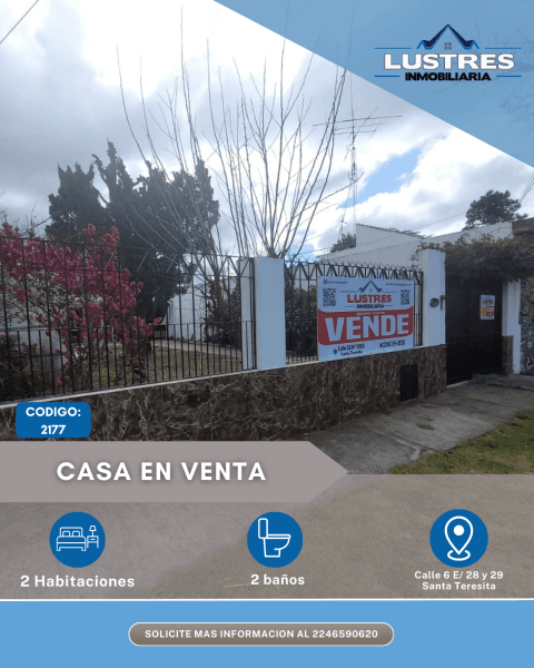 Amplia propiedad con terreno en venta, Santa Teresita - 1