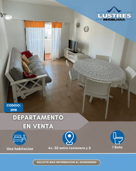 DEPARTAMENTO EN VENTA, SANTA TERESITA - 1