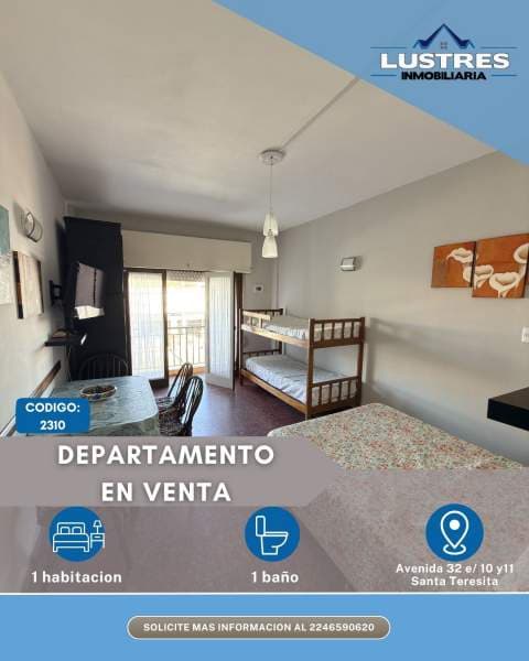 Departamento en venta, Santa Teresita - 1