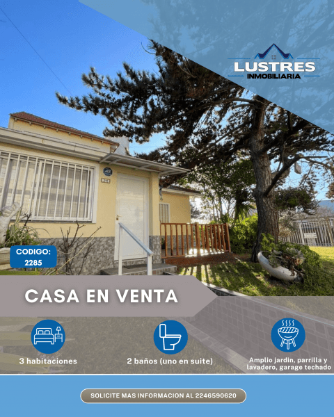 CASA CON 3 HABITACIONES EN VENTA, SANTA TERESITA - 1