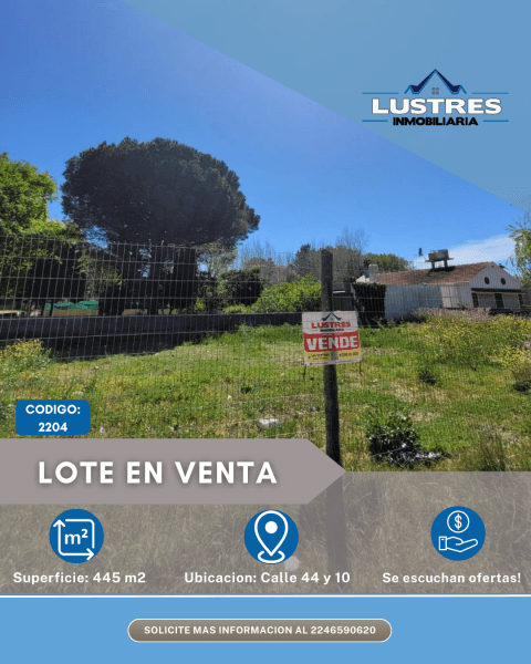 Terreno Lote En Venta En Santa Teresita, Costa Atlántica, Buenos Aires - 1
