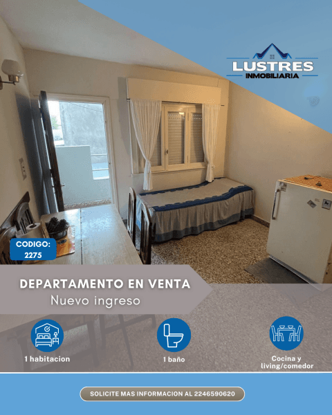 Departamento 2 ambientes en venta - Santa Teresita - 1