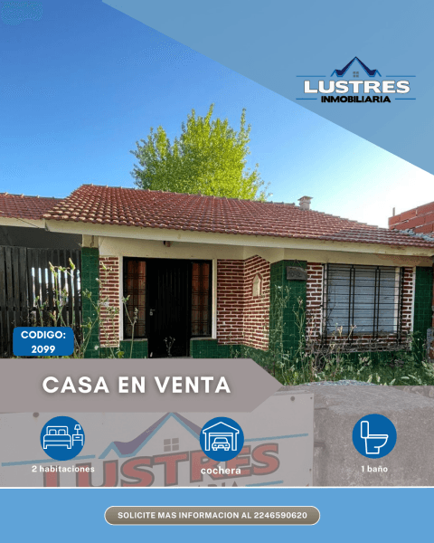 CASA CON 3 AMBIENTES Y AMPLIO LOTE EN VENTA, SANTA TERESITA - 1