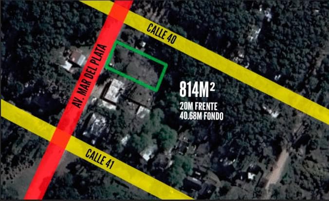 Terreno en venta - 814 mts2 - Mar Azul - 1