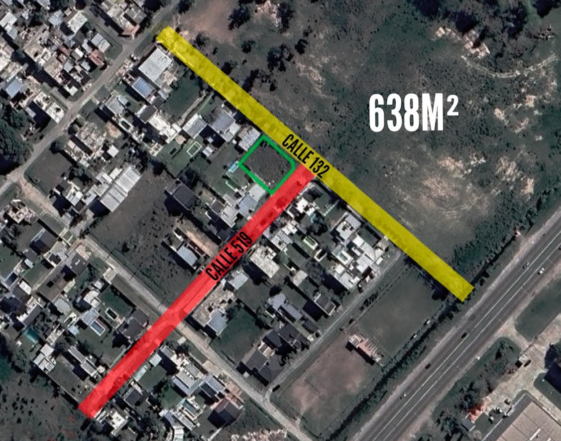 Terreno en venta - 638Mts2 - Gambier, Hernández, La Plata - 1