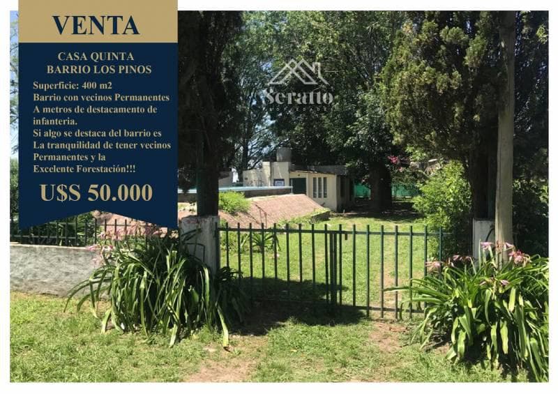 Quinta Barrio los Pinos, Destacamento de Infanteria. - 1