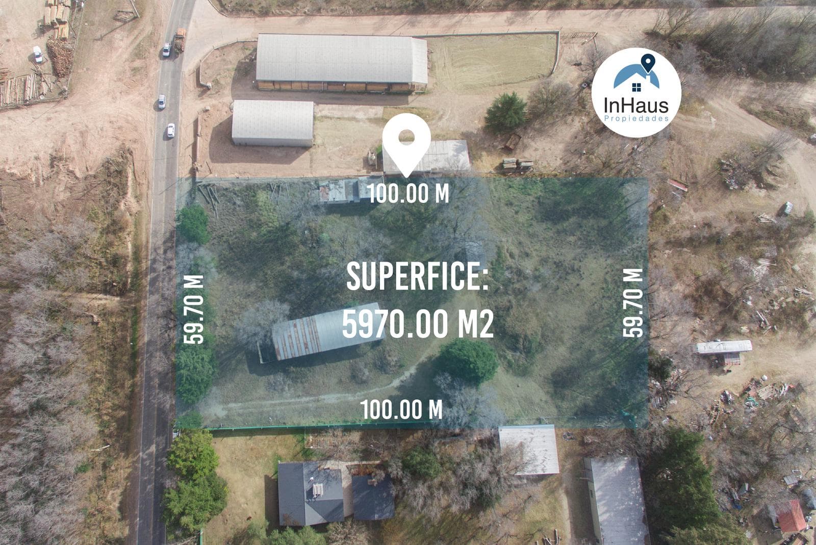 Terreno sobre ruta 271 camino a Los Reartes, ideal para proyecto comercial - 1