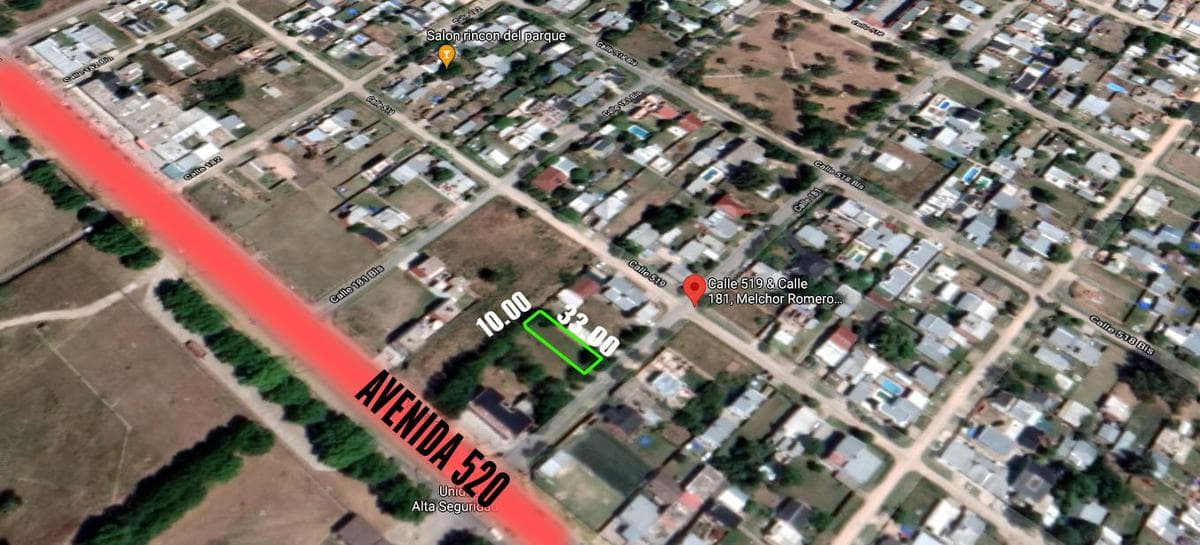 Terreno en venta - 330mts2 - Melchor Romero - 1