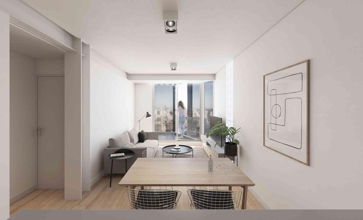 Departamento 1 dormitorio, radiadores, balcon, dormitorio con vestidor, amenities - 1