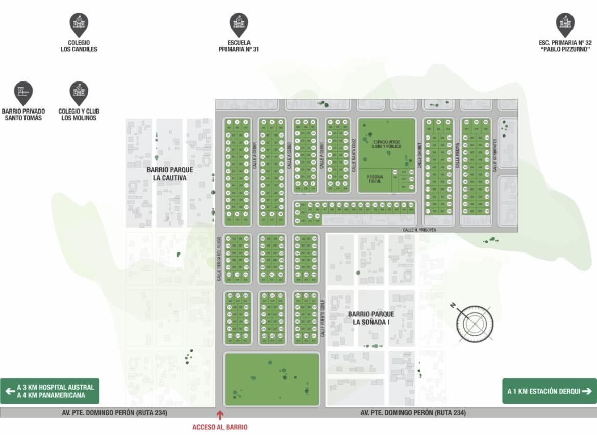 VENTA -LOTES EN LA SOÑADA II-DERQUI - 1