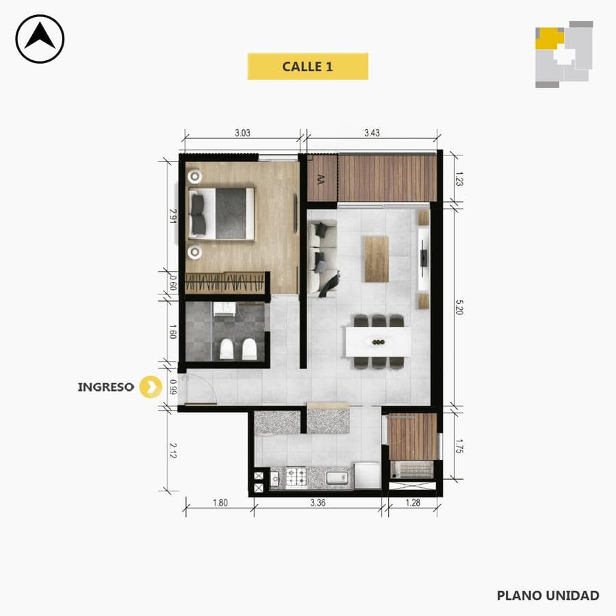 Departamento - Granadero Baigorria - 1