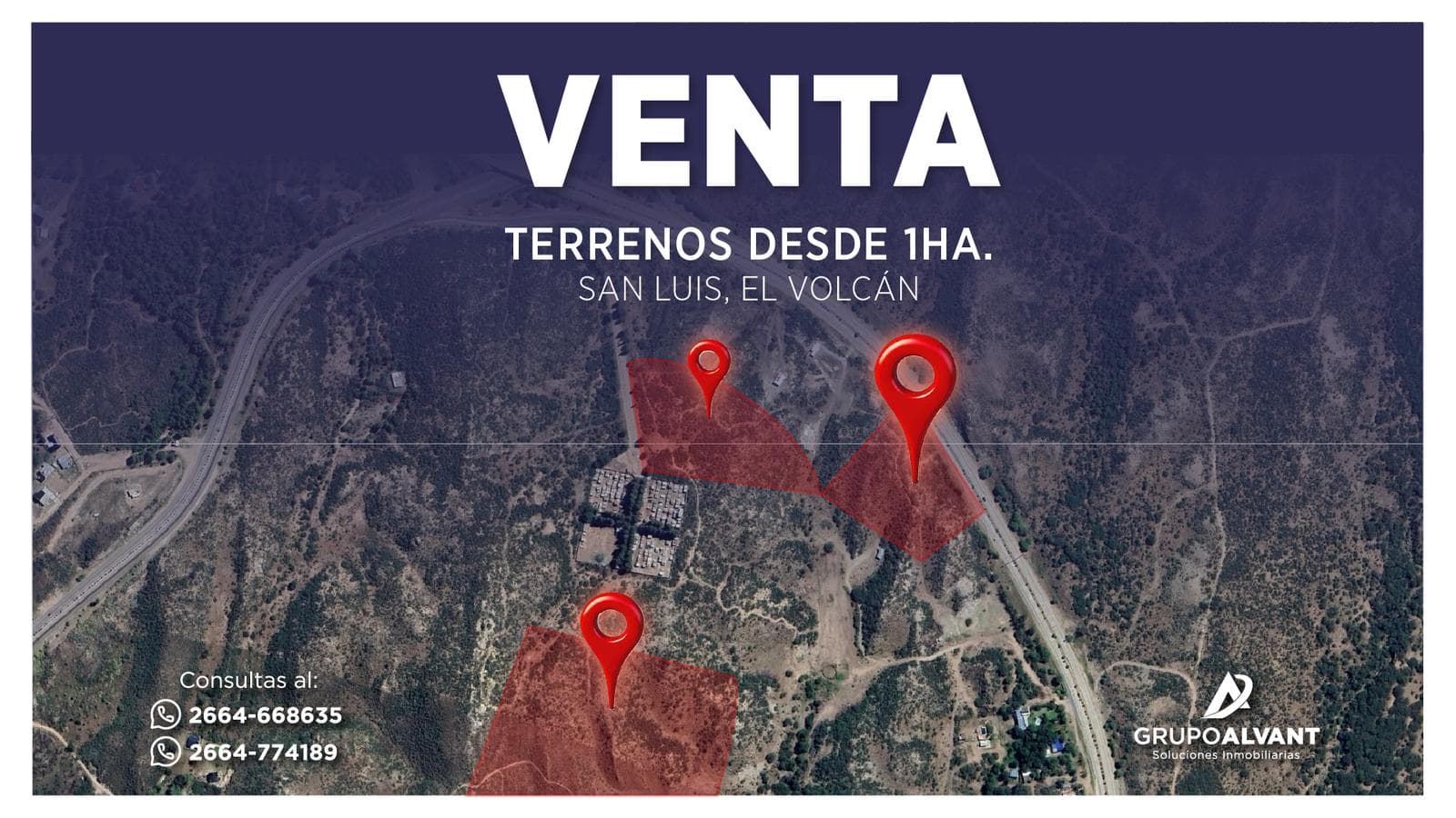 VENTA Terrenos desde 1ha. El Volcán - 1
