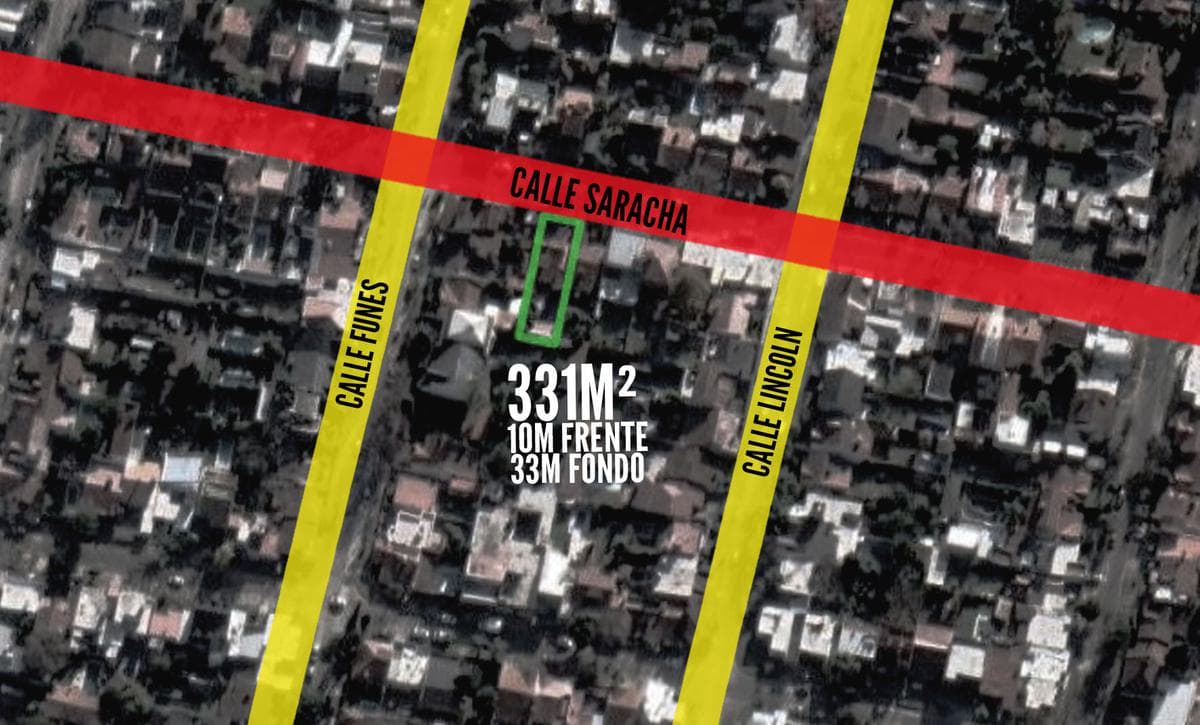 Terreno en venta - 331mts2 - Castelar Norte - 1