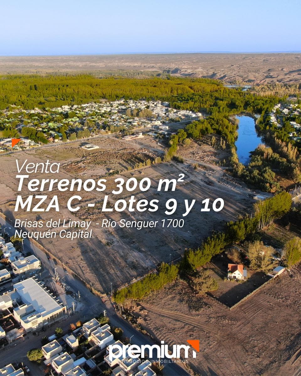 Venta - Terrenos 300 m2 - Barrio Brisas del Limay - Rio Senguer 1700 - 1
