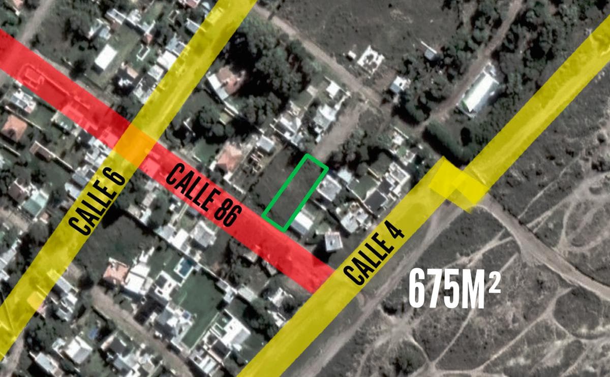 Terreno en venta - 675Mts2 - Balneario El Cóndor, Río Negro - 1