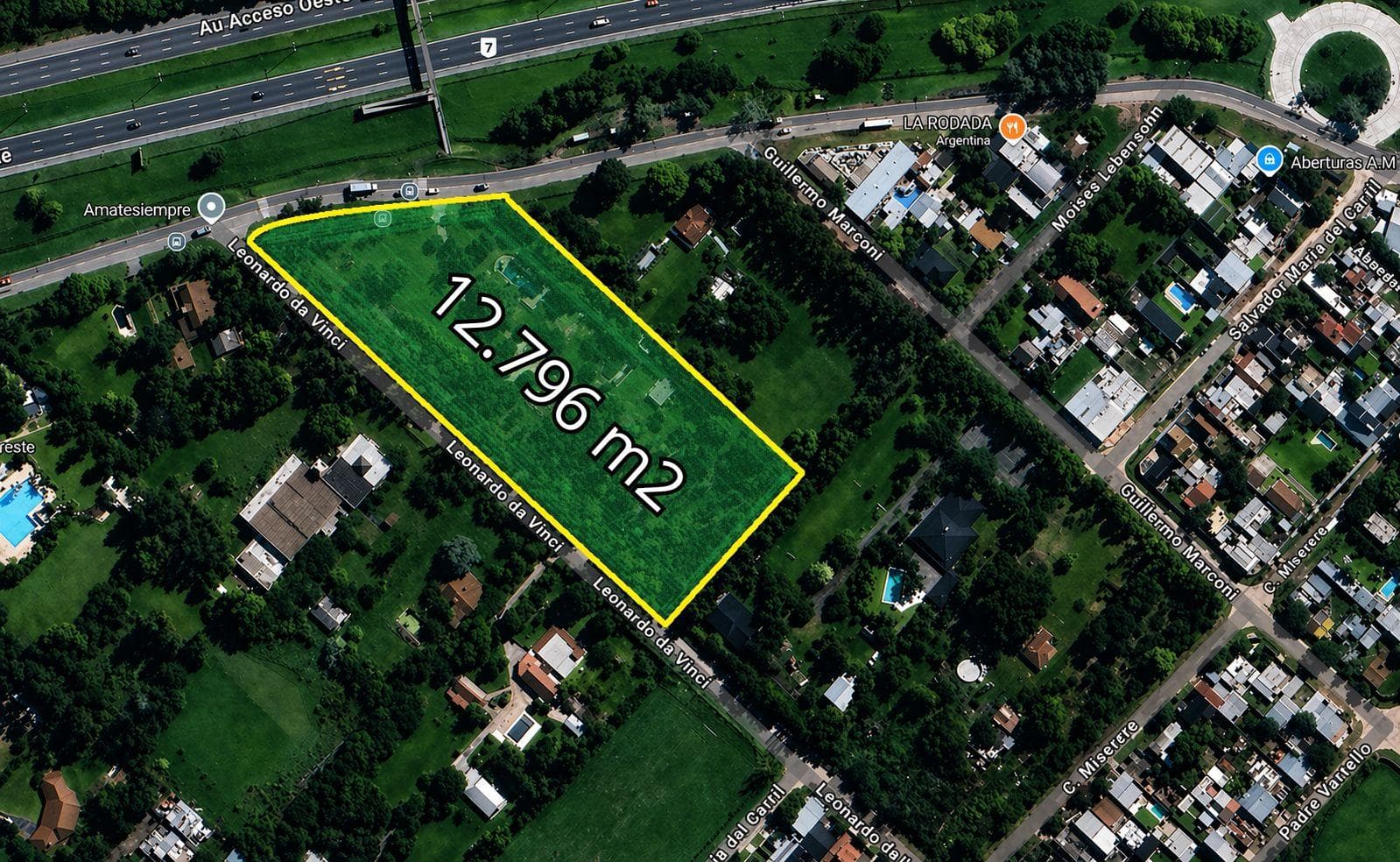 VENTA FRACCION DE 12.000 M2 SOBRE AUTOPISTA ACCESO OESTE - 1