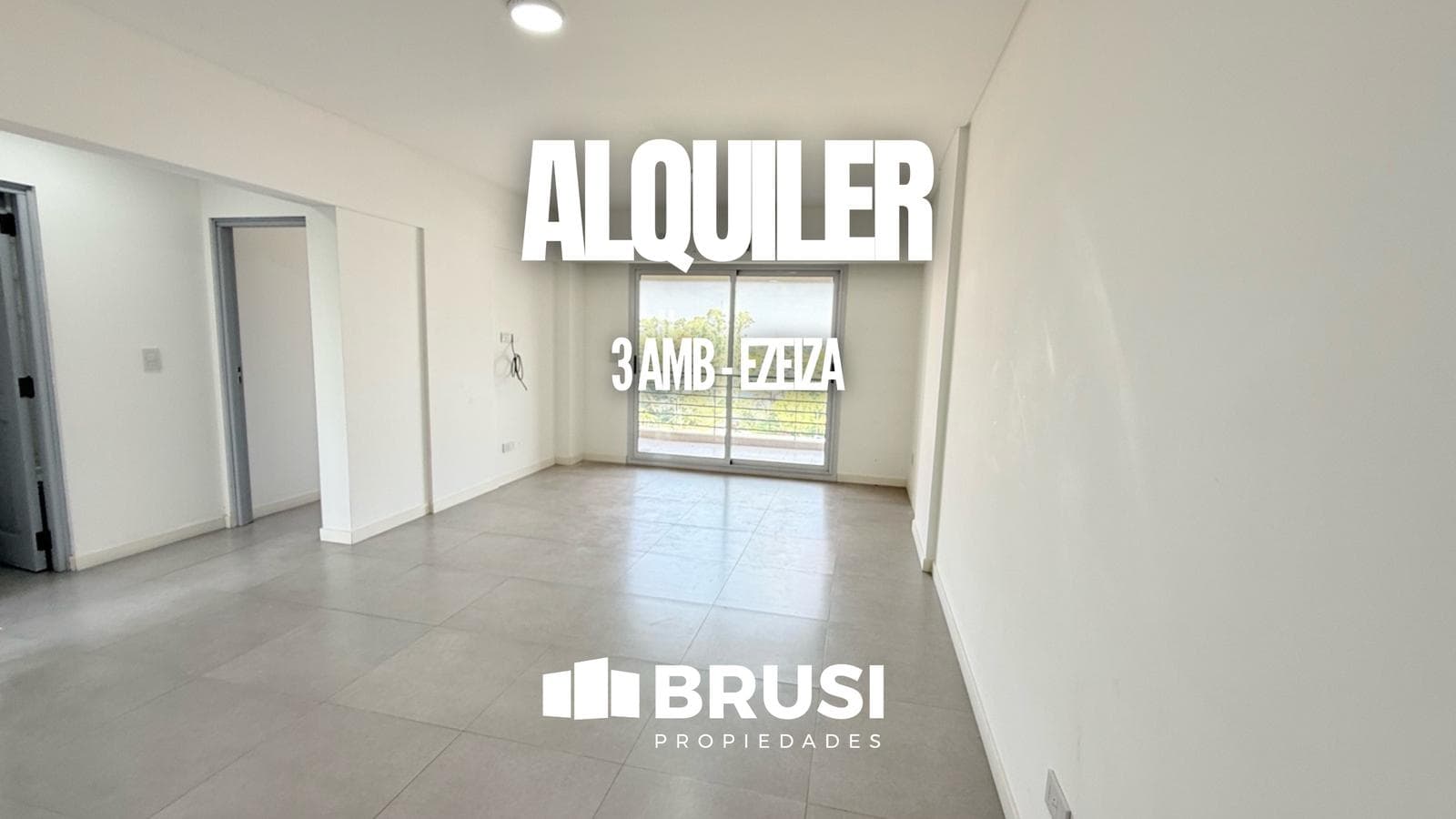 Alquiler departamento 3 ambiente, Ezeiza Centro - 1
