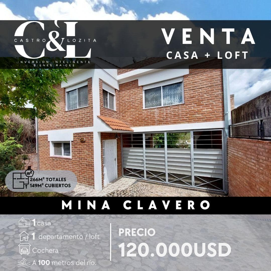 Venta De Casa De 2 Dormitorios Con Loft En Mina Clavero - 1