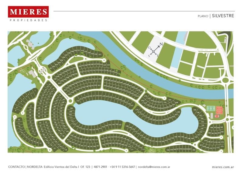 Lote al Agua en venta en el Barrio Silvestre, Nordelta. - 1