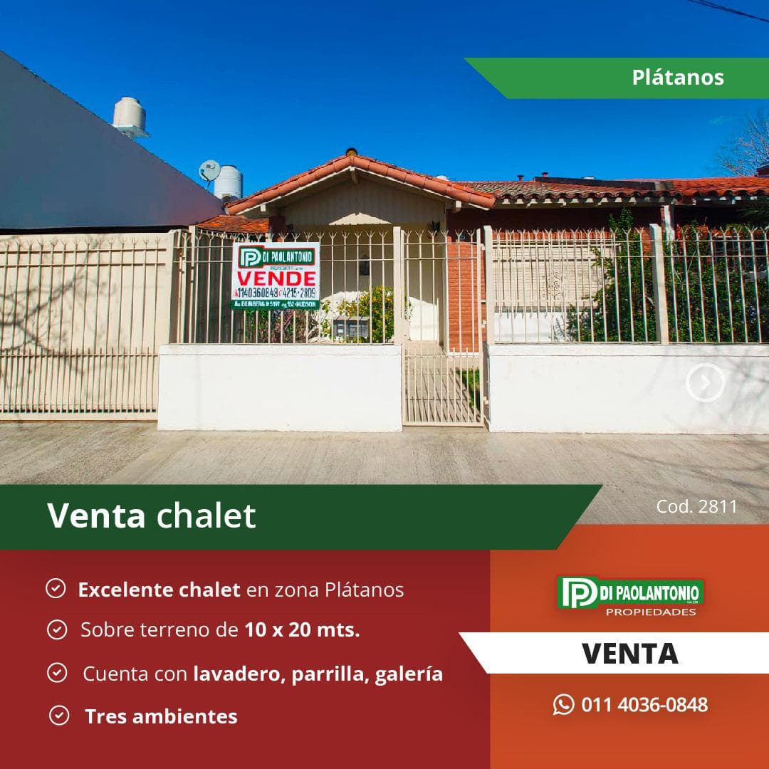 Excelente Chalet, Platanos - 1