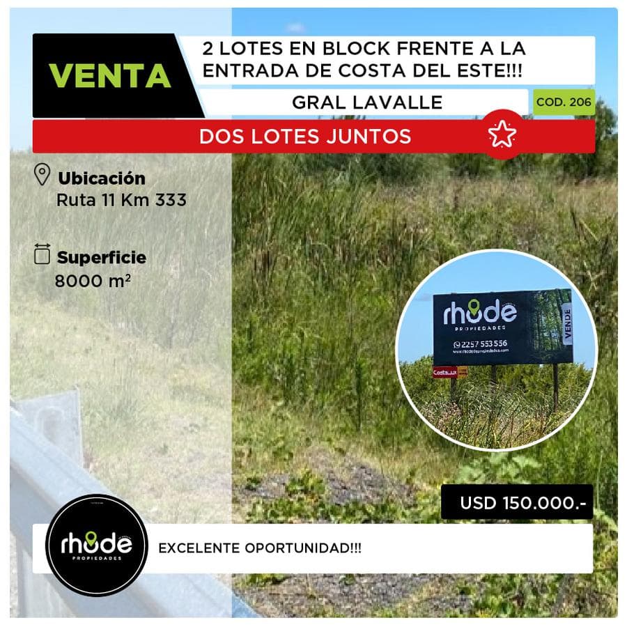 Terreno - General Lavalle - 1