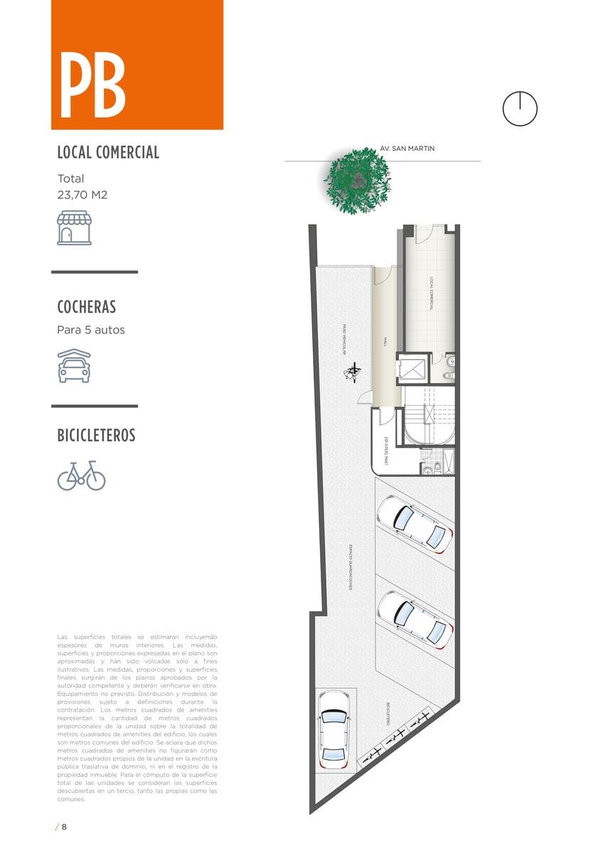 Cochera en Villa del Parque - 1