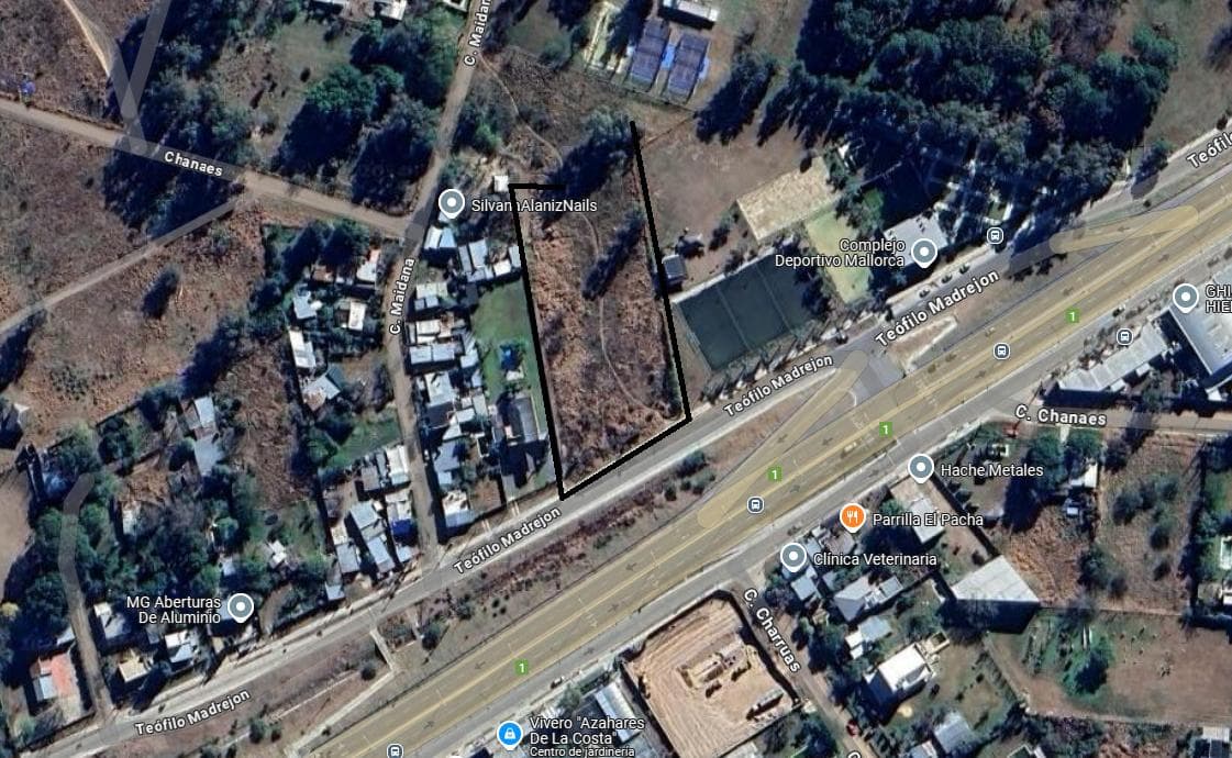 Terreno en venta sobre colectora Ruta 1 - 1