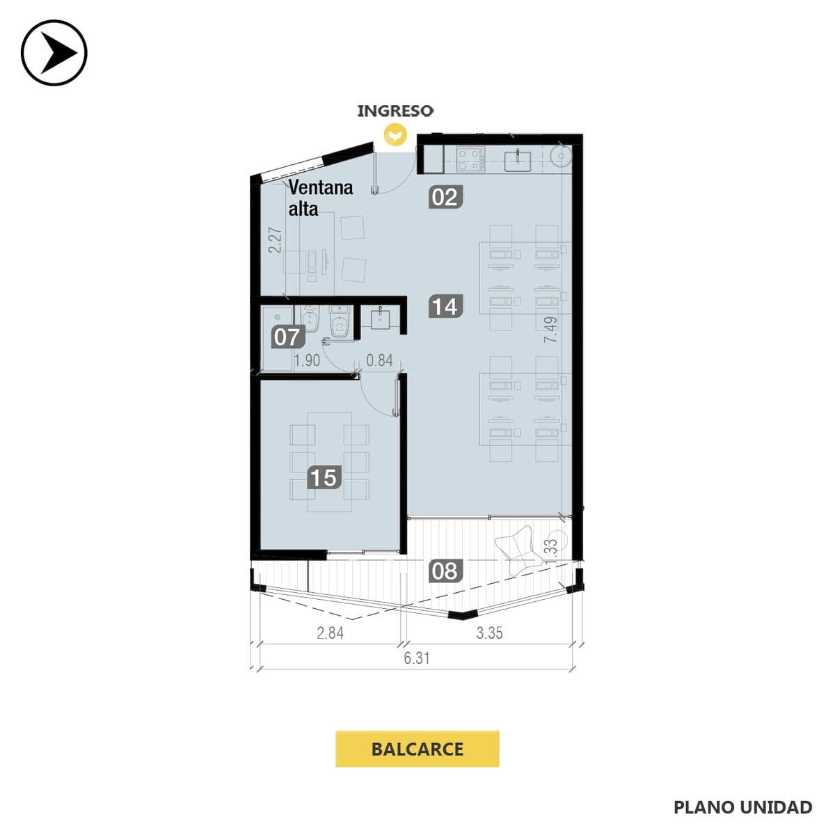 Departamento - Centro - 1