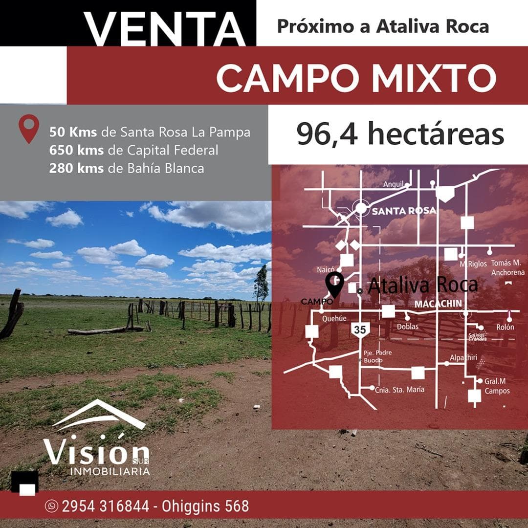 Terreno en Ataliva Roca - 1