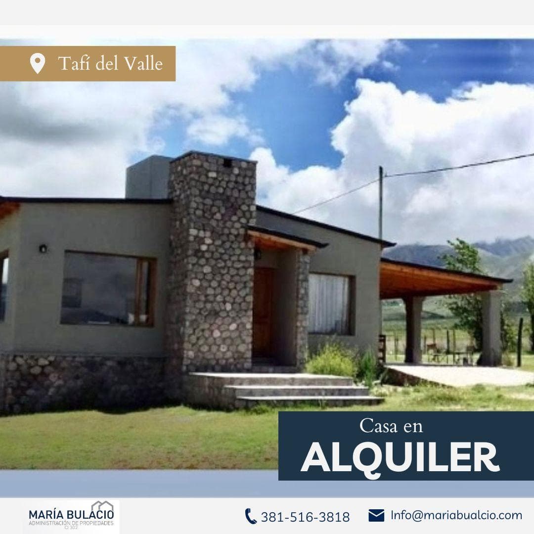 Casa en Tafi Del Valle - 1