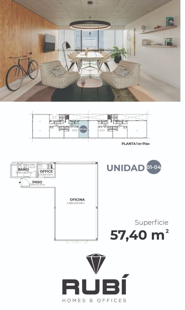 Oficina en Rada Tilly - 1