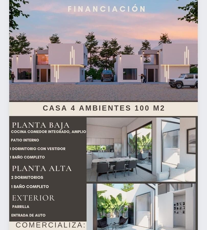 COMPLEJO LEBENSOHN II - CASA CUATRO AMBIENTES CON COCHERA A ESTRENAR - 1