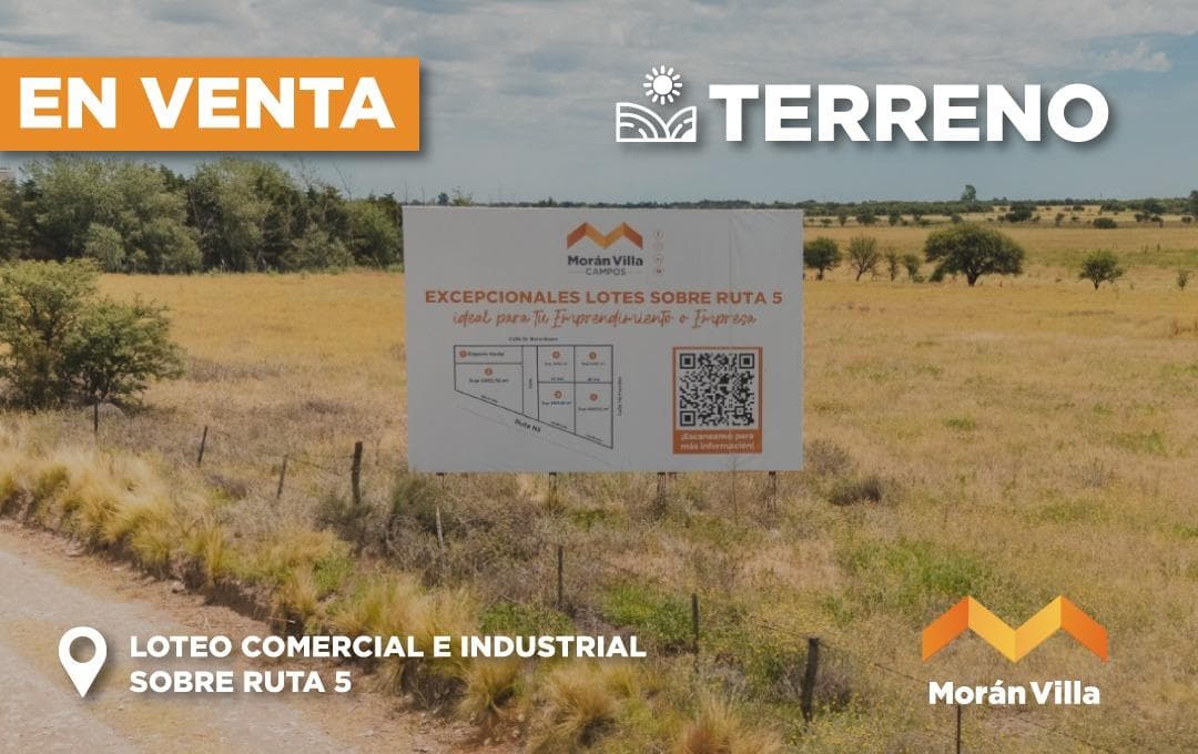 Terrenos comerciales e industriales sobre Ruta 5 - Anguil - 1
