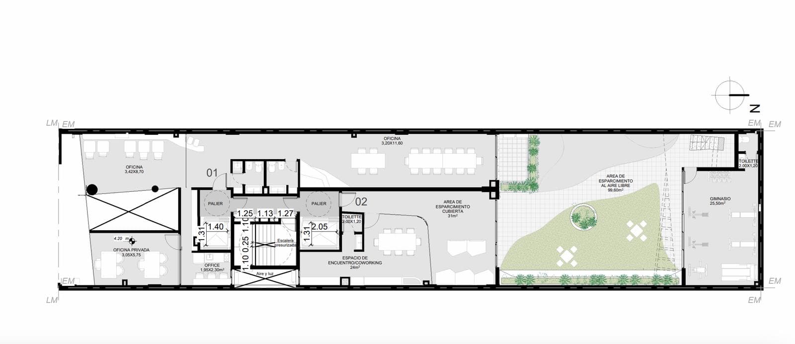 Oficina en Centro - 1