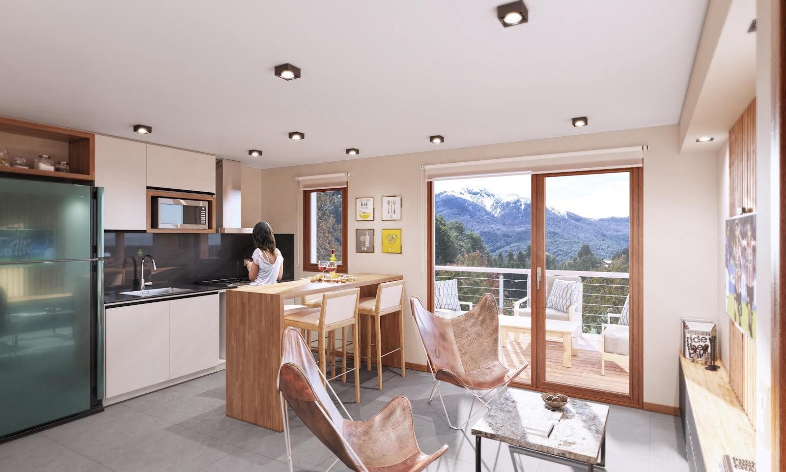 Departamento en venta 2 ambientes - Centro - Villa La Angostura - 1