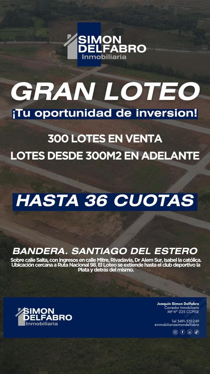 GRAN LOTEO EN BANDERA, SANTIAGO DEL ESTERO - 1