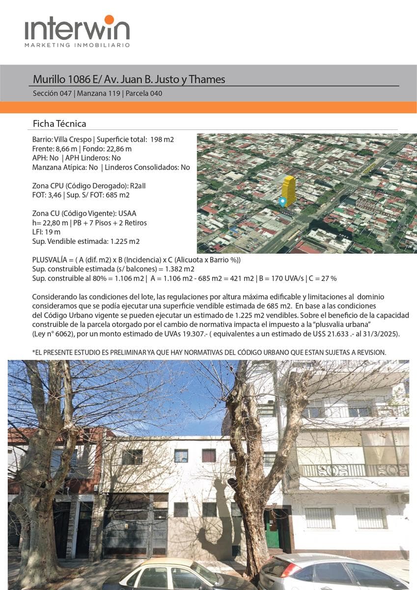 Terreno en Villa Crespo - 1