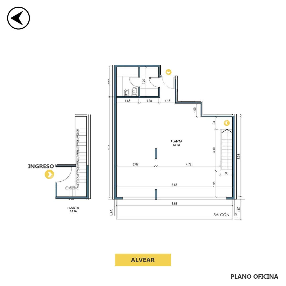 Oficina - Pichincha - 1