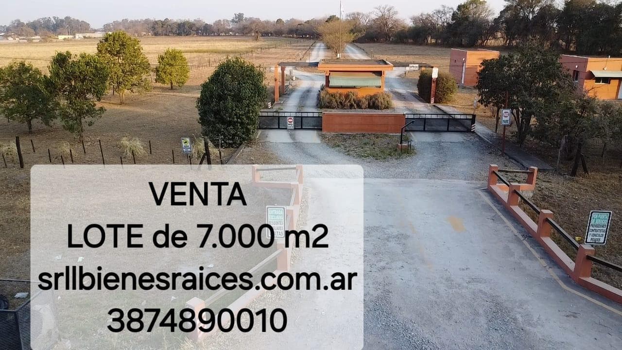 Terreno en venta 7.000 m2. Chacras de la Silleta - 1