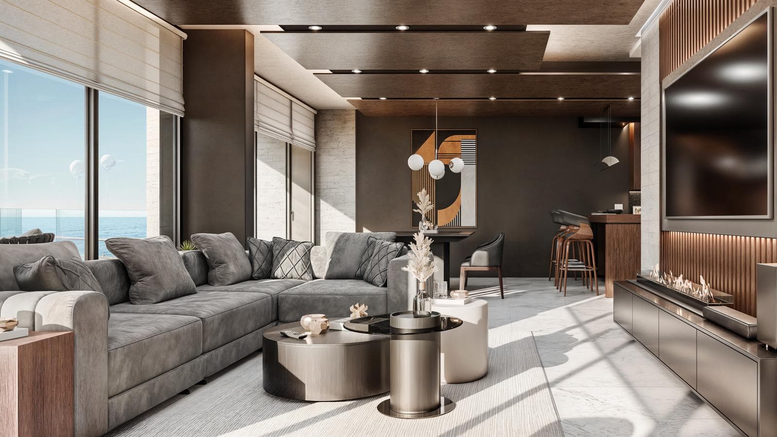 Piso en venta 4 ambientes con vista al mar, Linehouse Alem Seaview. Zona Playa Grande - 1