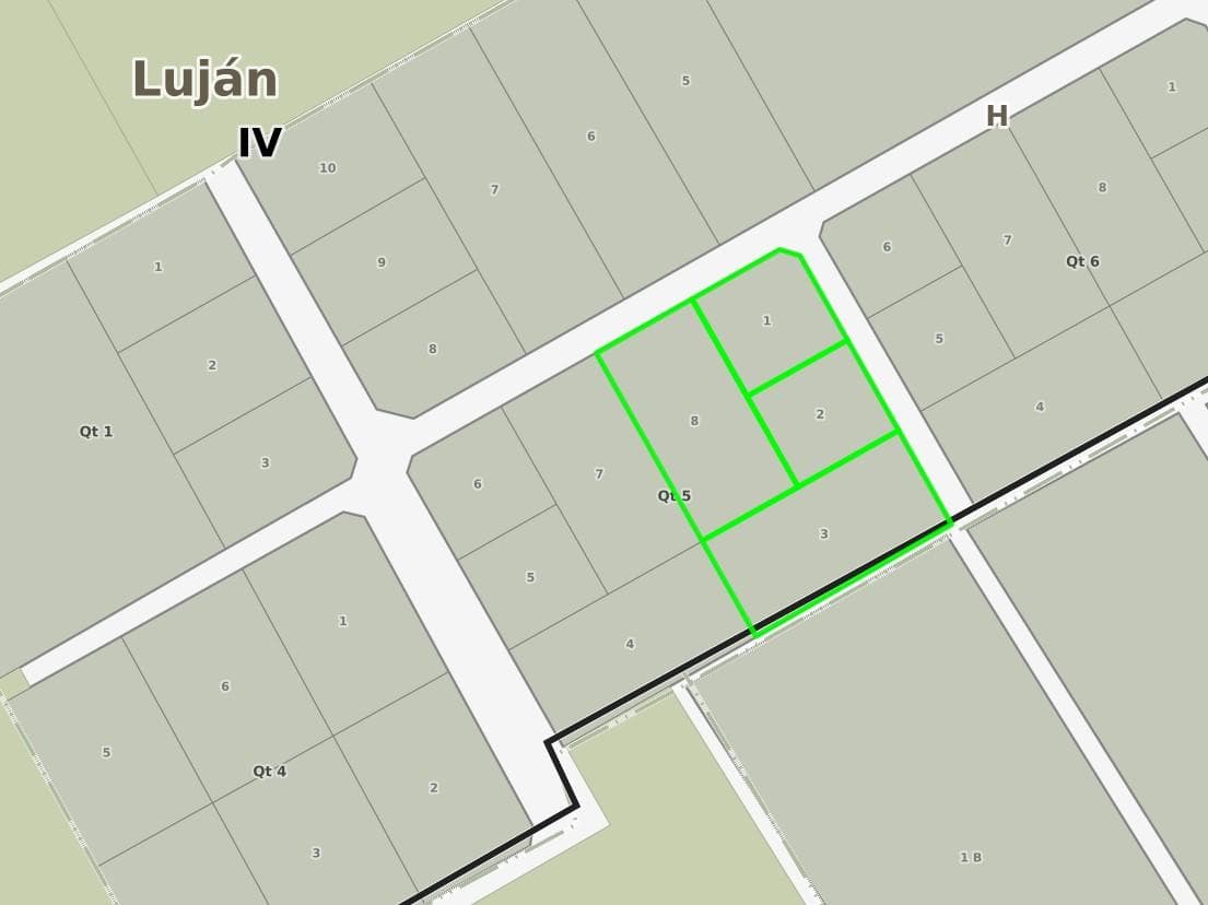 Fraccion 14.131 m² c/ casa de caseros - quincho - piletas - Lujan - 2